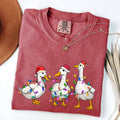 Christmas Ducks, Farm Animals, Santa Winter Snow Xmas Tshirt