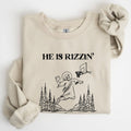 He Is Rizzin, Basketball Jesus, Easter Funny Sweatshirt