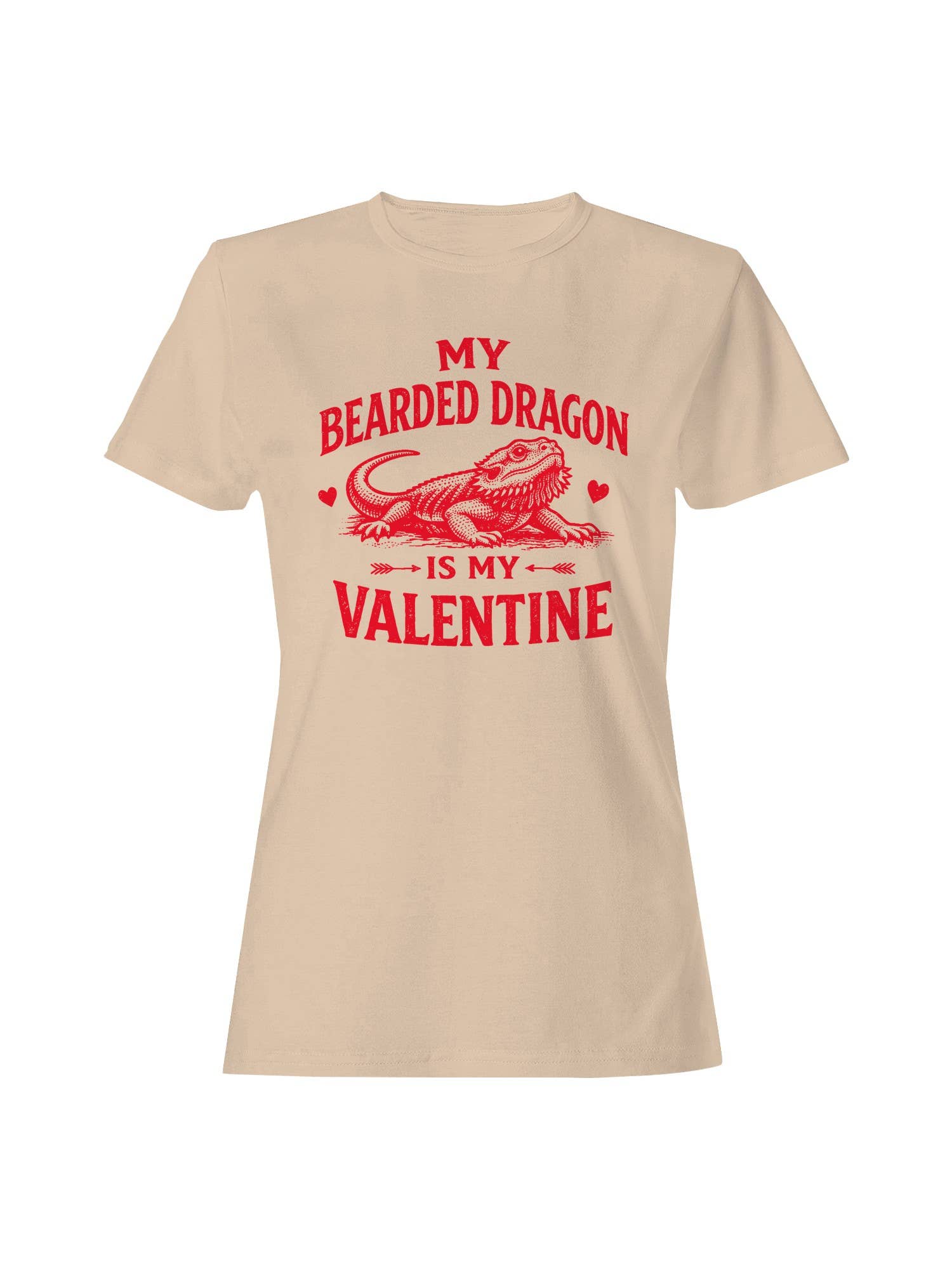 Bearded Dragon Valentine Love Women's T-Shirt