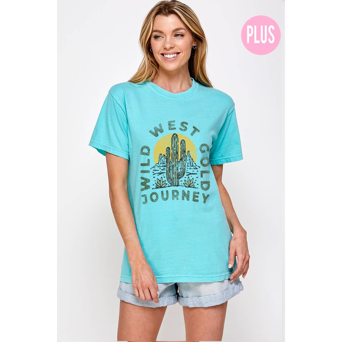 Wild West Gold Journey  Graphic  Tee Plus
