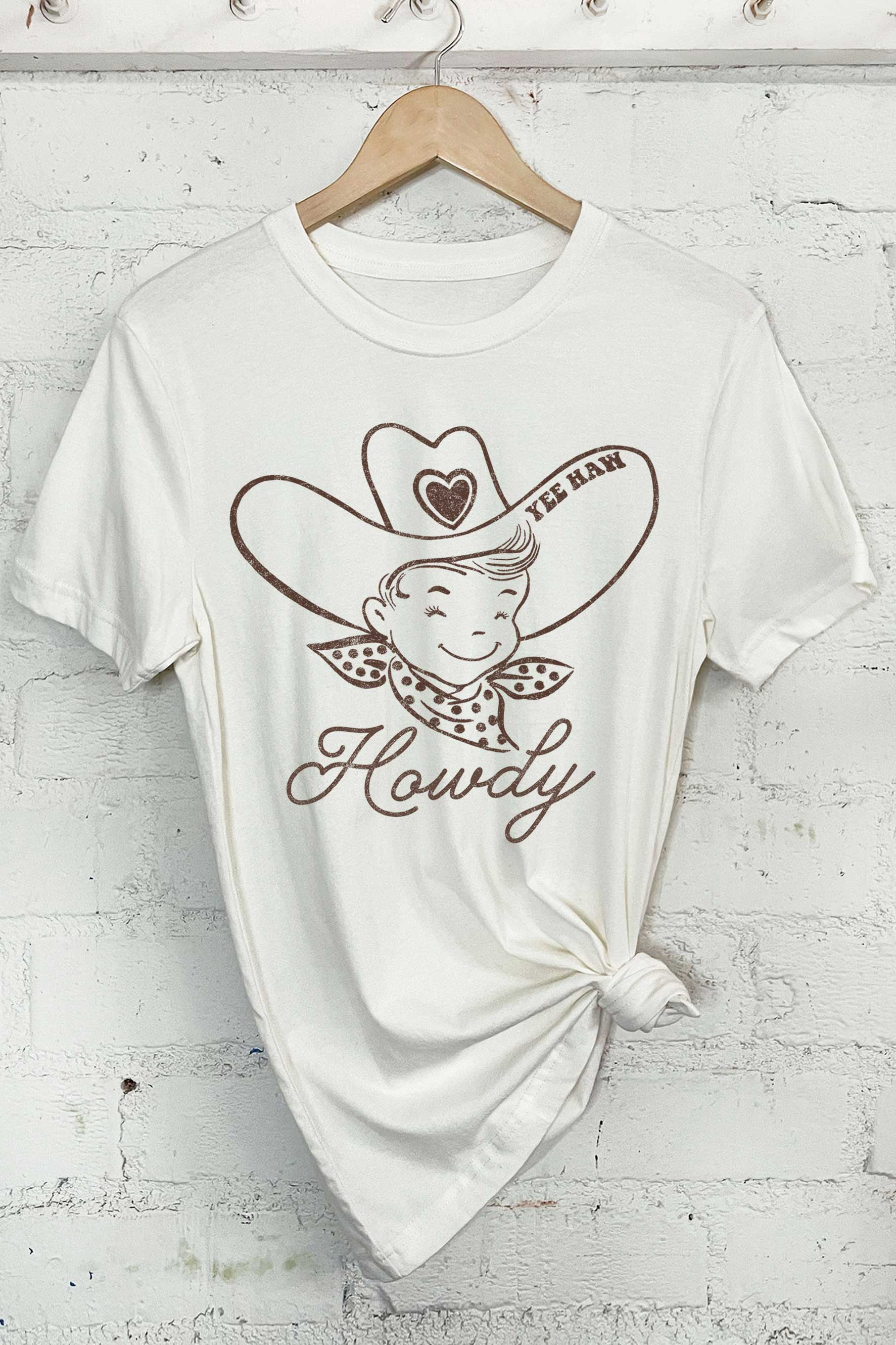Howdy Yeehaw Cowboy Graphic Tshirts