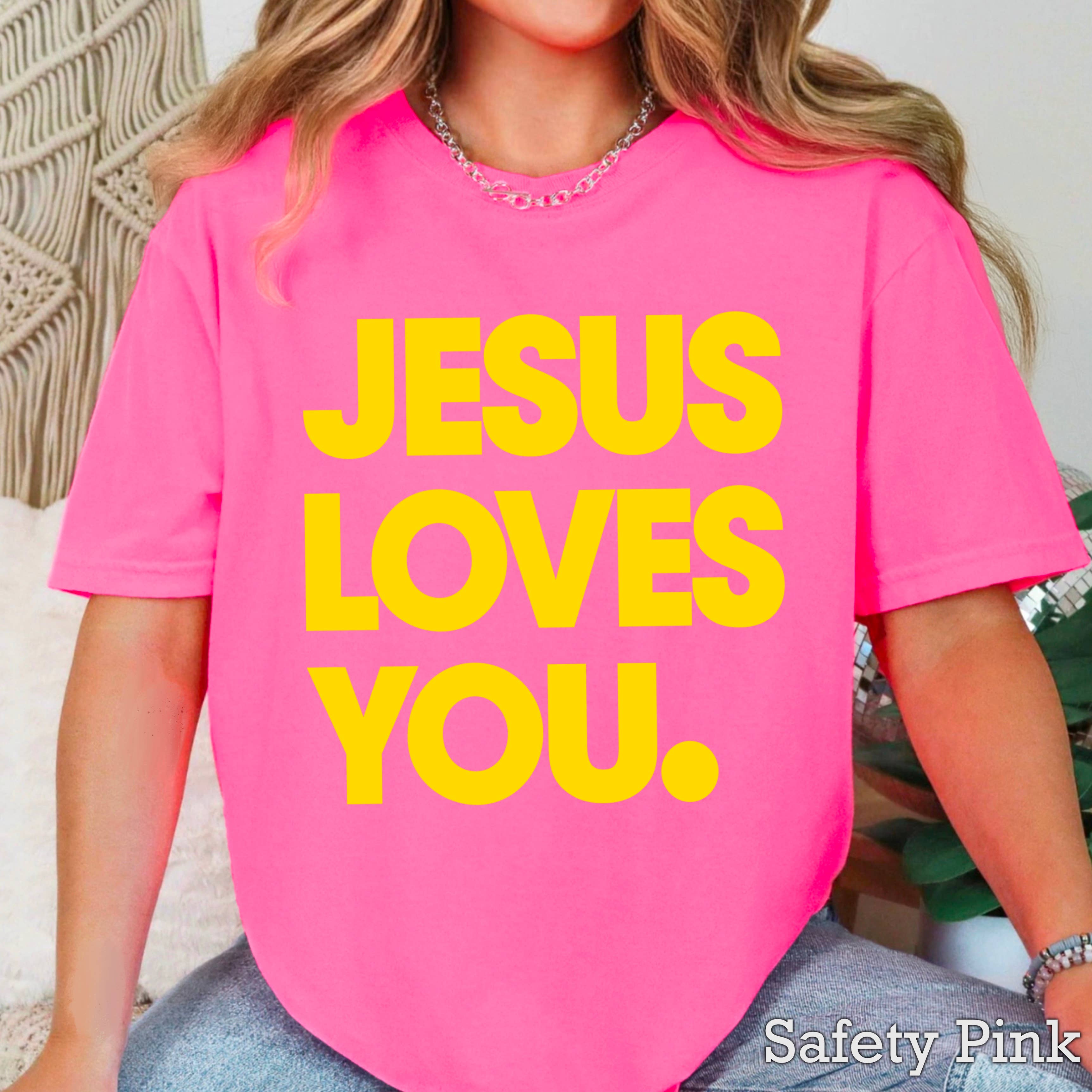Jesus Loves You  Christian Graphic Shirt | Gildan