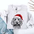 Goldendoodle, Santa, Dog, Christmas Dog Lover Pet Sweatshirt