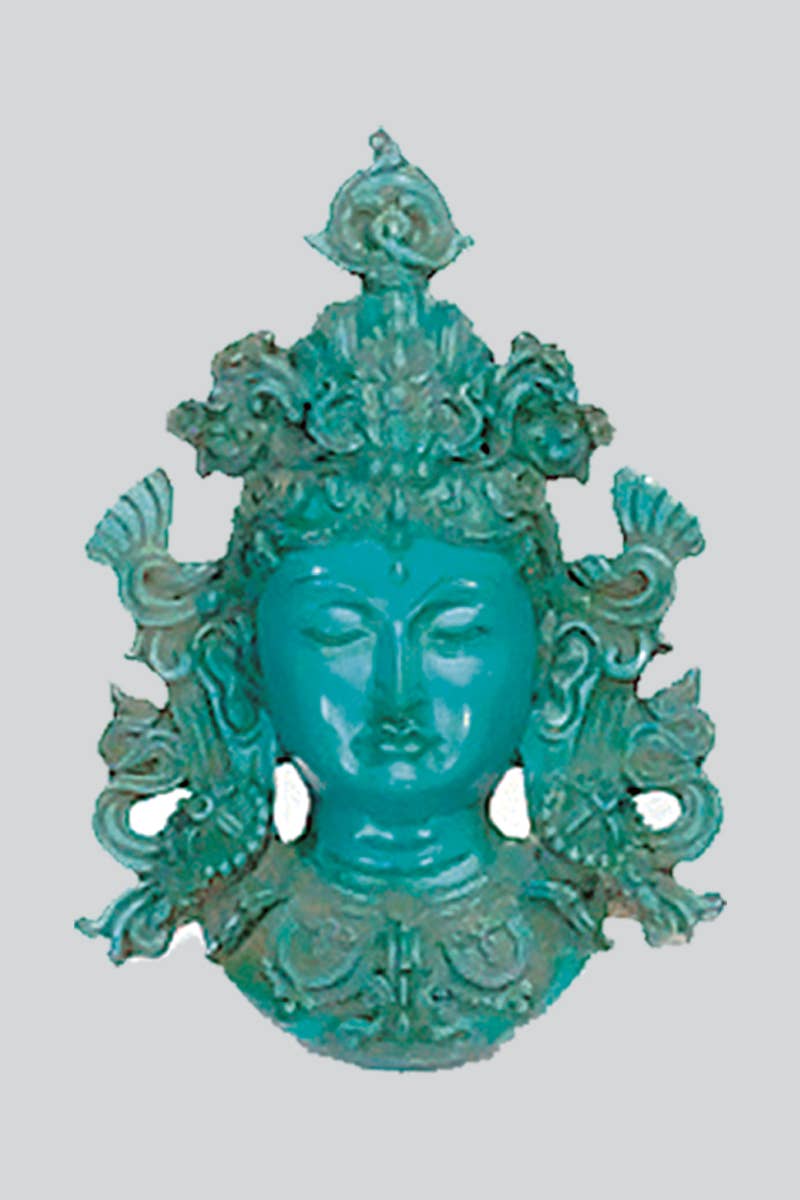 Small Green Tara Mask (CL-47G)
