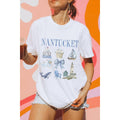 Nantucket Vintage Graphic Oversized Tee
