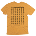 U.S. National Parks Unisex Short Sleeve Pocket Tee
