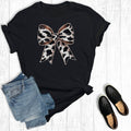 Western Coquette Cow Bow Graphic Tee