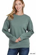.Fleece Round Neck Sweatshirts