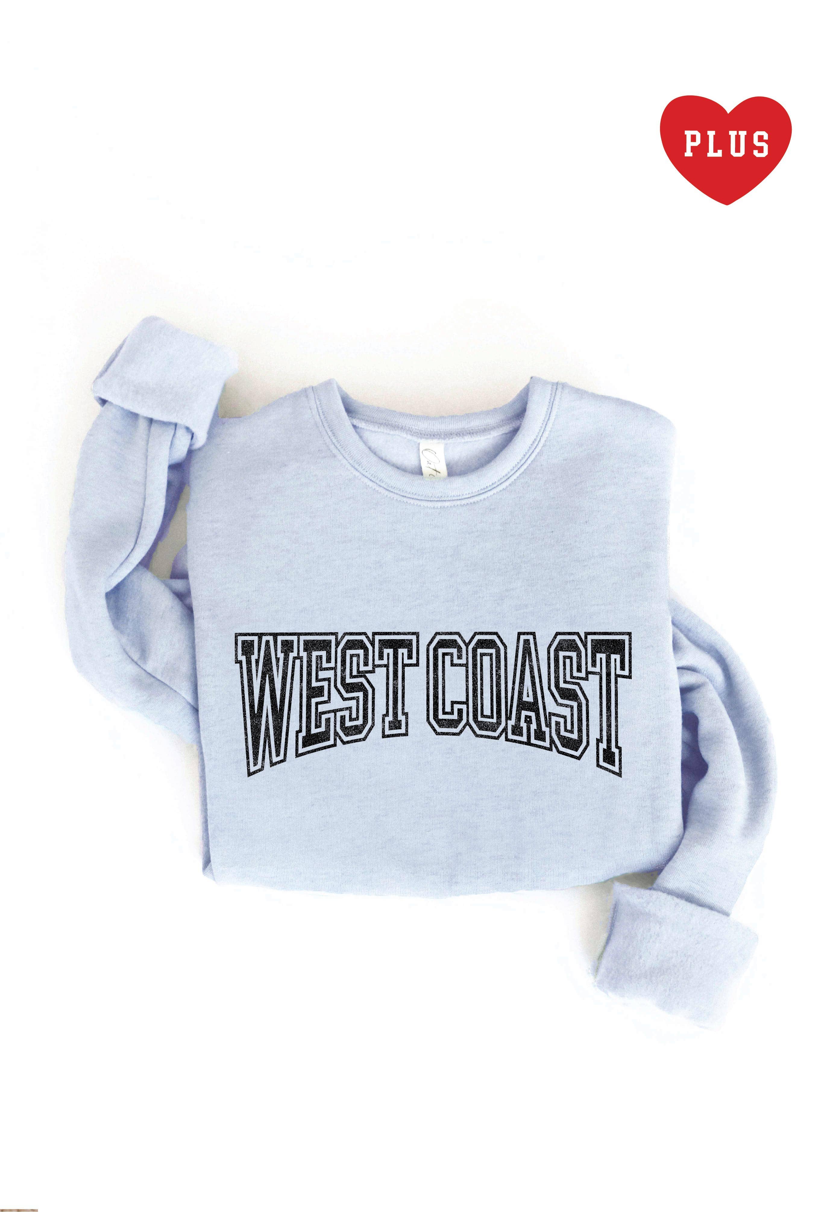 West Coast  Plus Graphic Sweatshirt