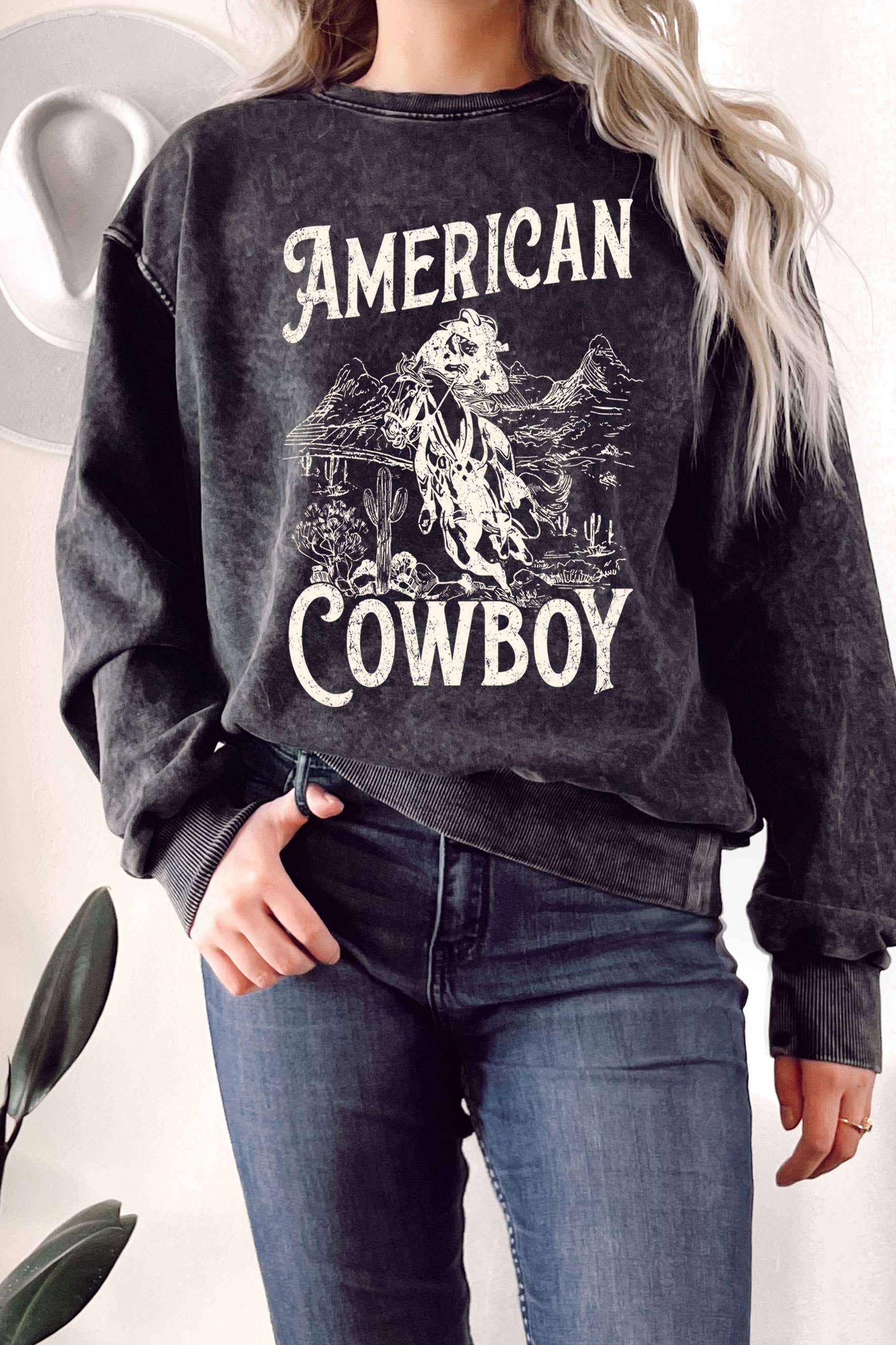 American Cowboy Mineral Terry Sweatshirts