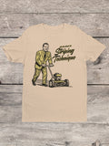 Lawn Mower Retro Graphic Men's T-Shirt