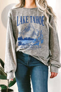 Lake Tahoe Apres Ski Mineral Graphic Terry Sweatshirts