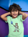 Sammie Squatch "Painter Sasquatch" Tshirt (Mint Green)