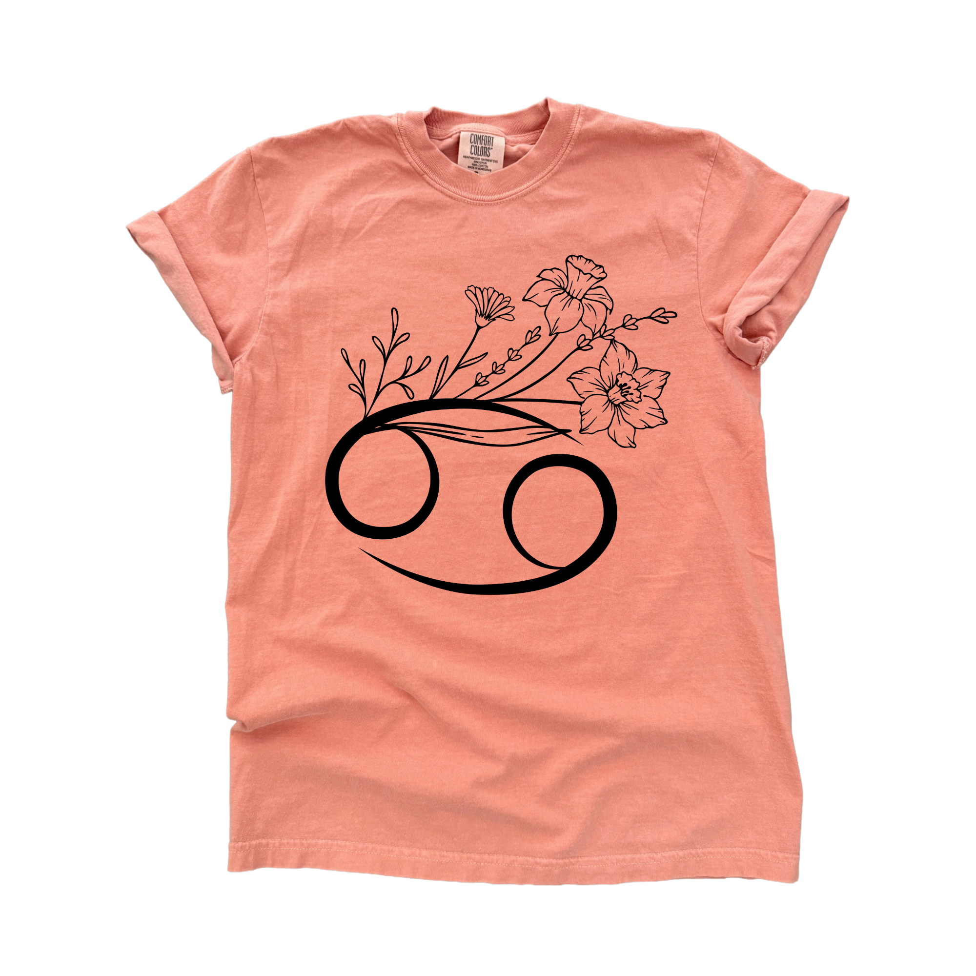 Cancer – Floral Zodiac Tee
