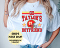 Kansas City Fan Tee Taylor's Bf, Swift Lover, Funny Football