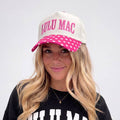 LM-CP-1002 Hot Pink/White Dot Cap