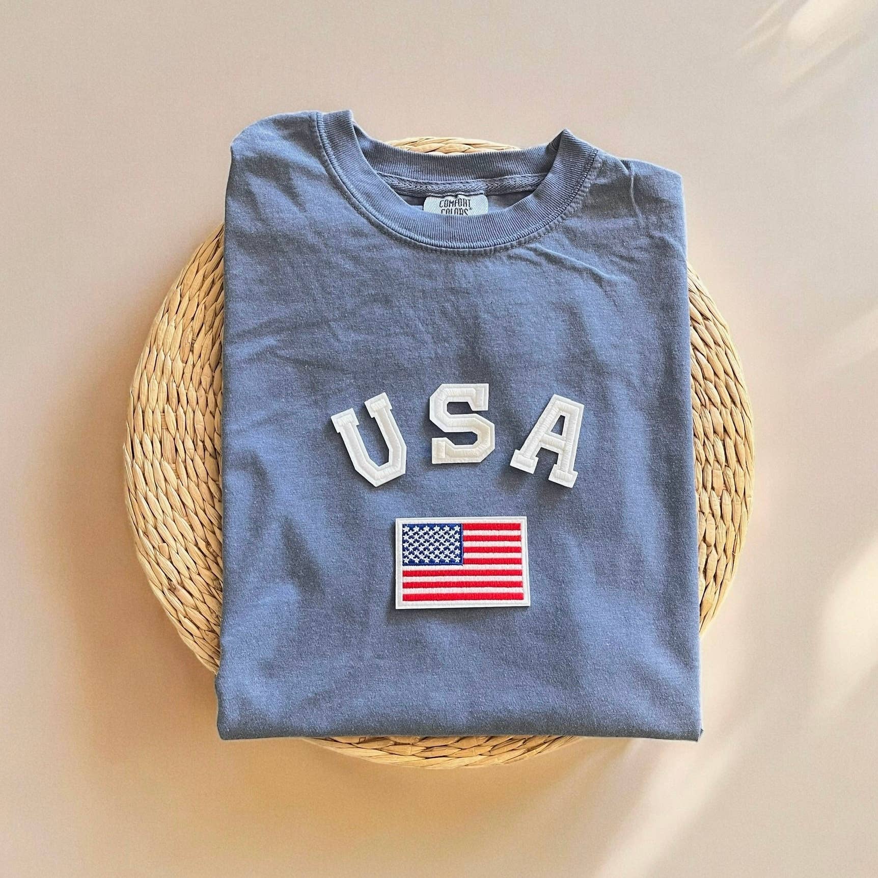 Comfort Colors USA Flag Patriotic 4th of July Tees