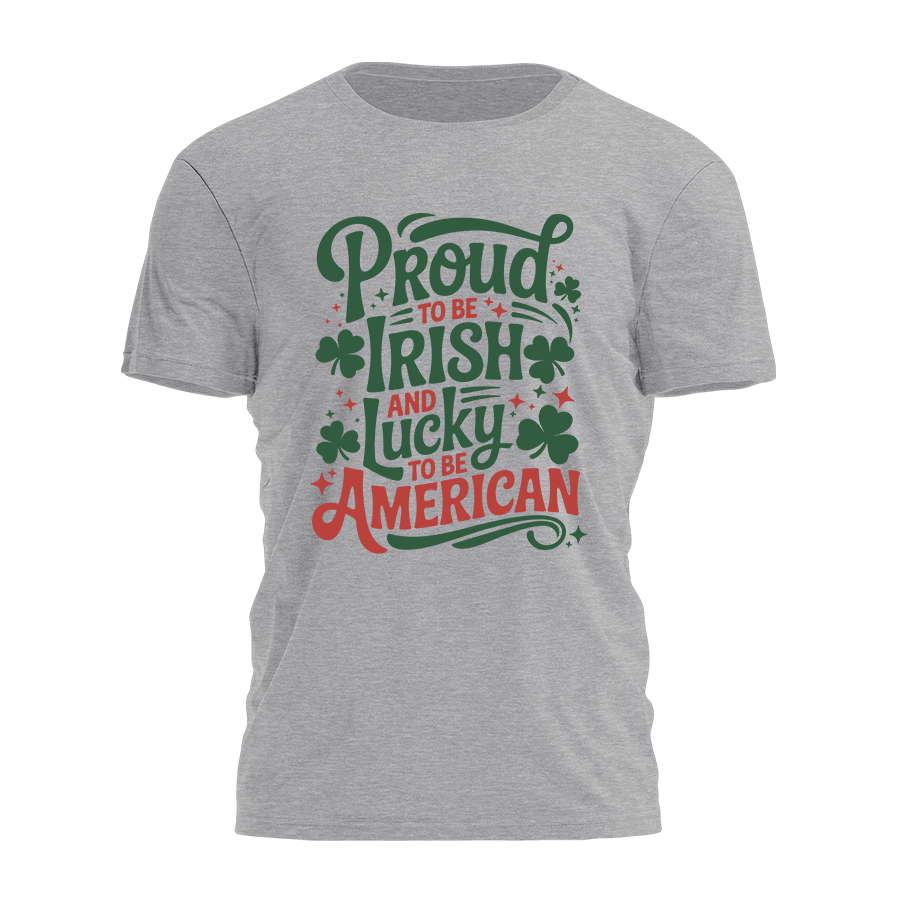 Lucky To Be American Tee - 4546