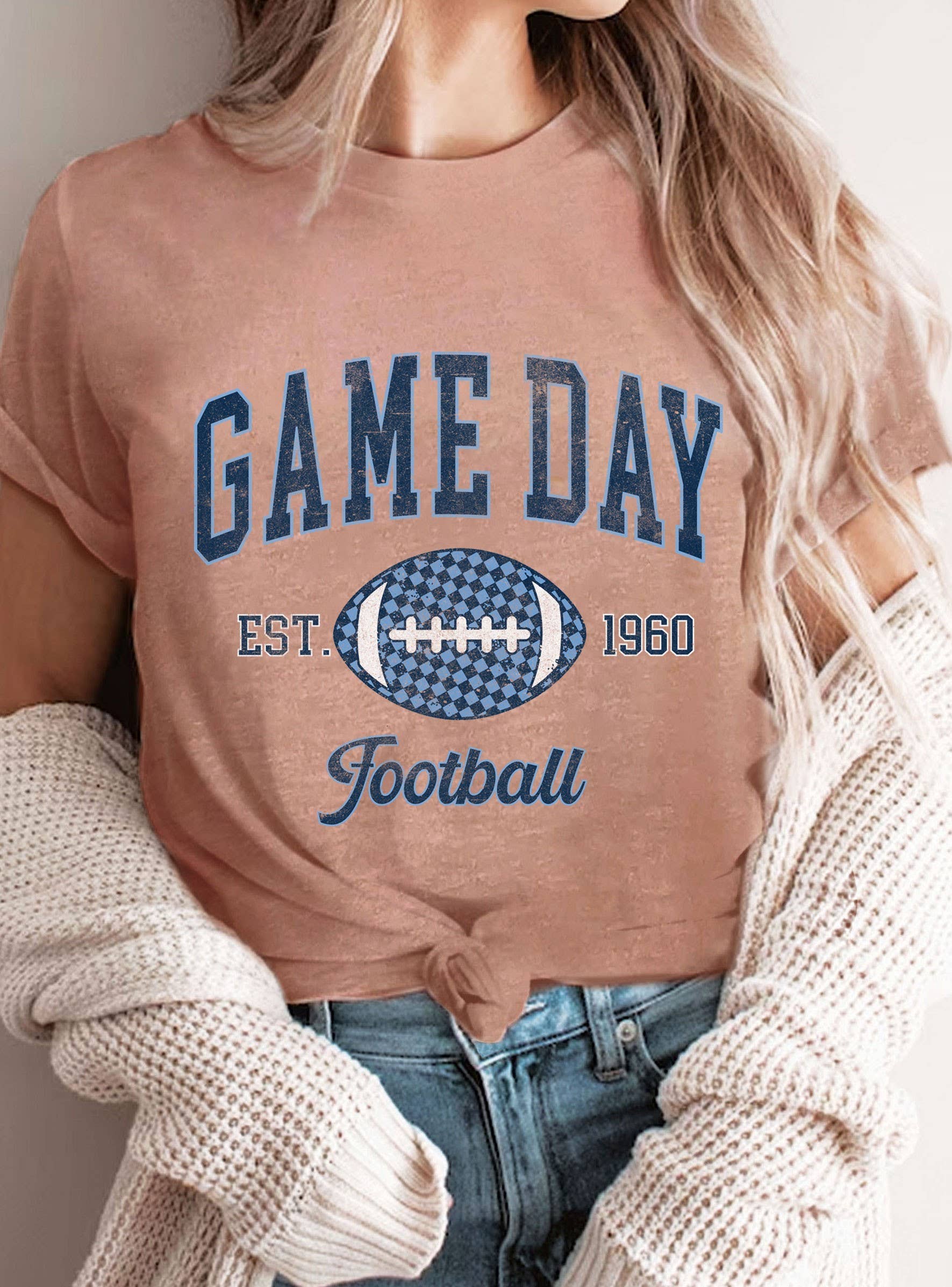 Game Day Football Graphic Tshirts