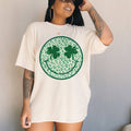 Green Leopard Happy Face Tee