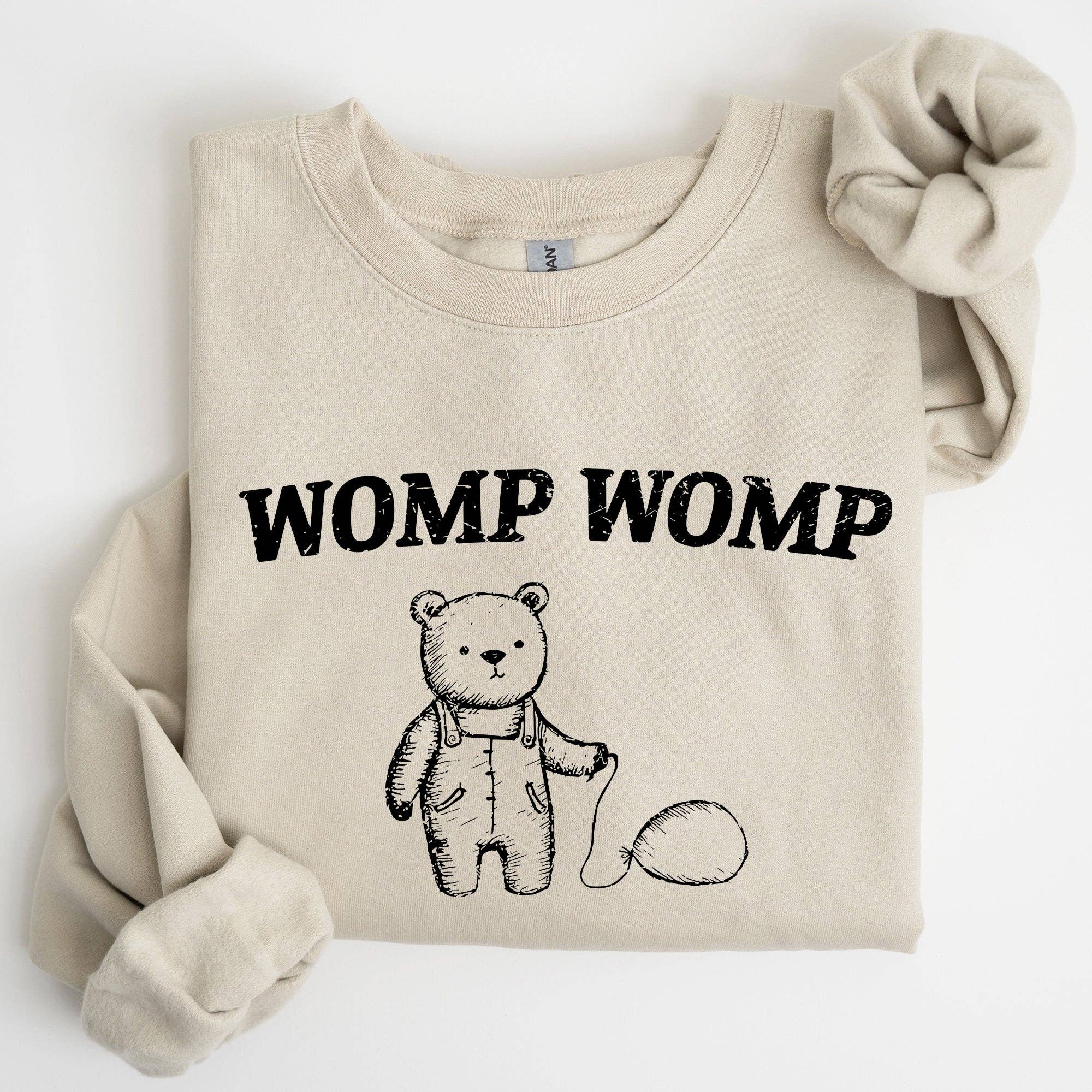 Womp Womp Sad Bear Balloon, Meme, Funny Sweatshirt