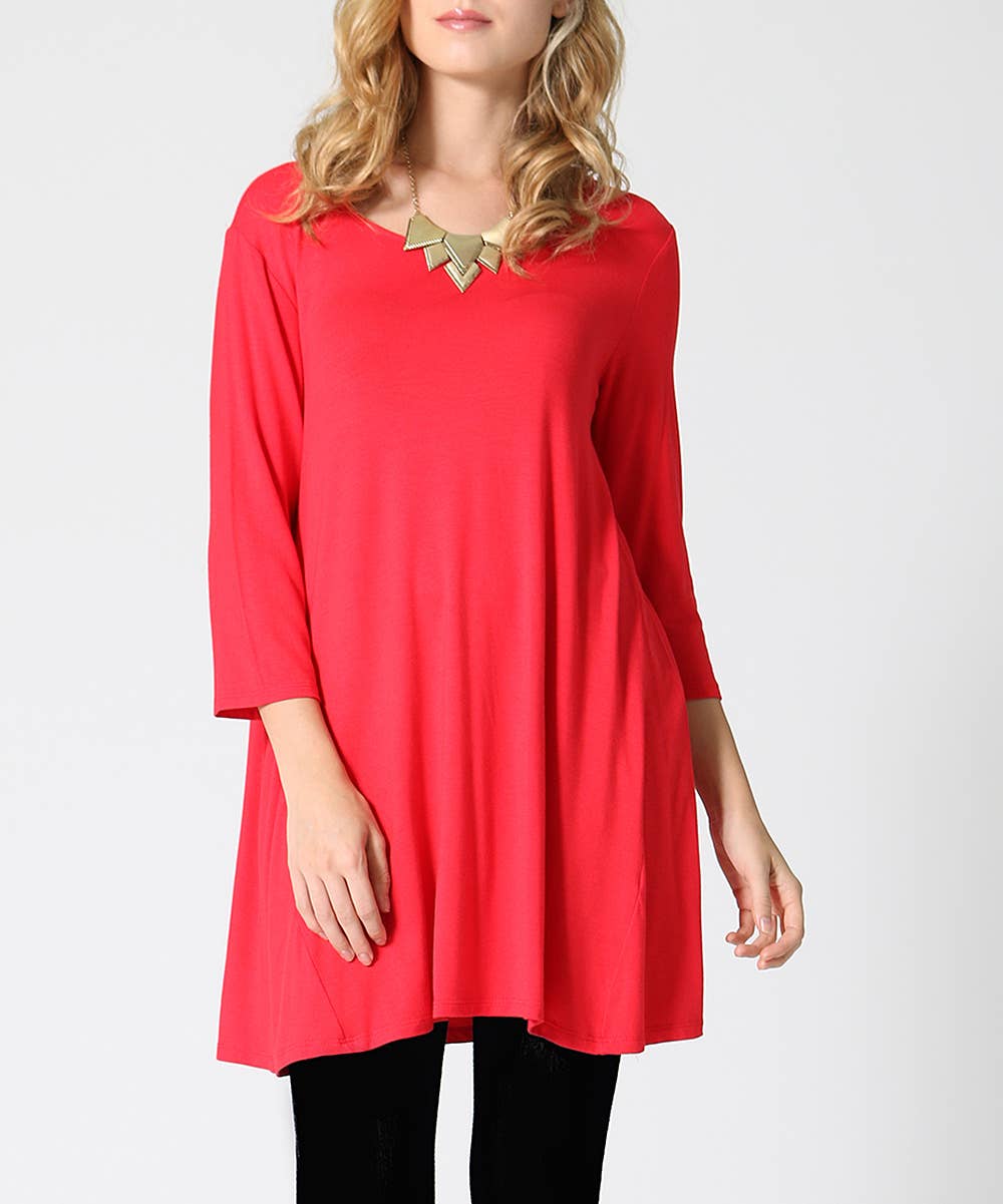 ....3/4 Sleeve Loose Fit Tunic