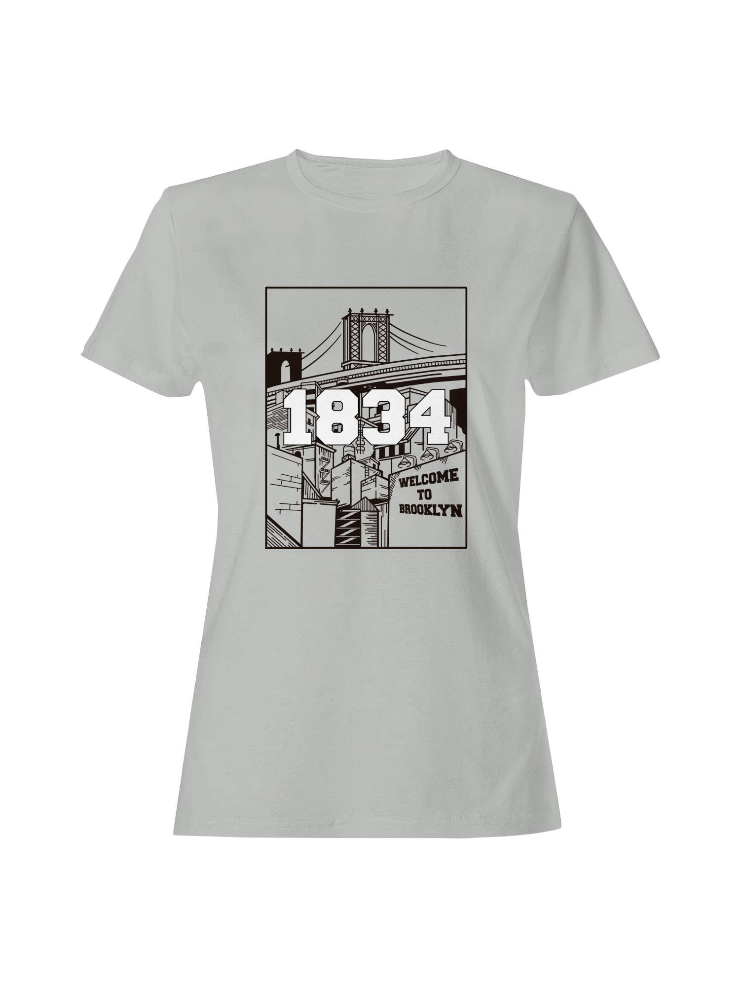 Brooklyn Bridge Art Print Women's T-Shirt