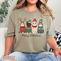 Meowy Christmas Christmas 2025 Graphic Tee|Comfort Color