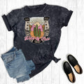 Western Cactus Wild and Free Mineral Wash Graphic Tee