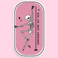 Skeleton Sticker Decal, Funny Sticker, Skeleton Stripper