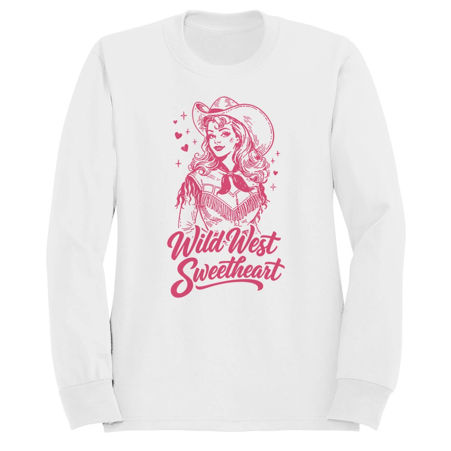 Wild West Sweetheart  Women's Sweatshirt White