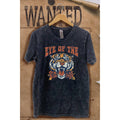 Eye of the Tiger Mineral Wash Vintage Graphic  Tee