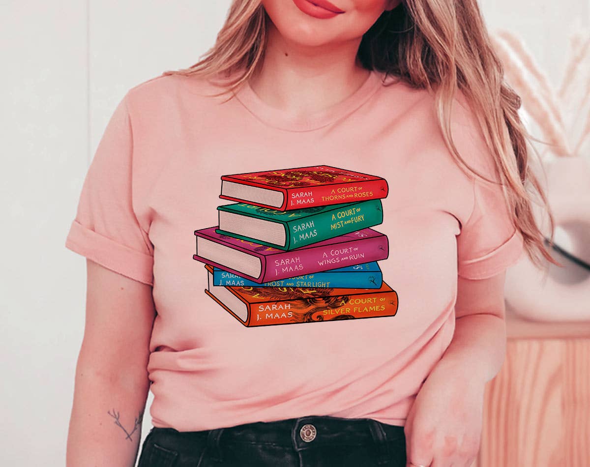 A Court of Thorn and Roses - Acotar Inspired Book T-Shirt