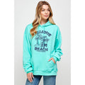 Paradise Beach  Vintage Graphic  Hoodie