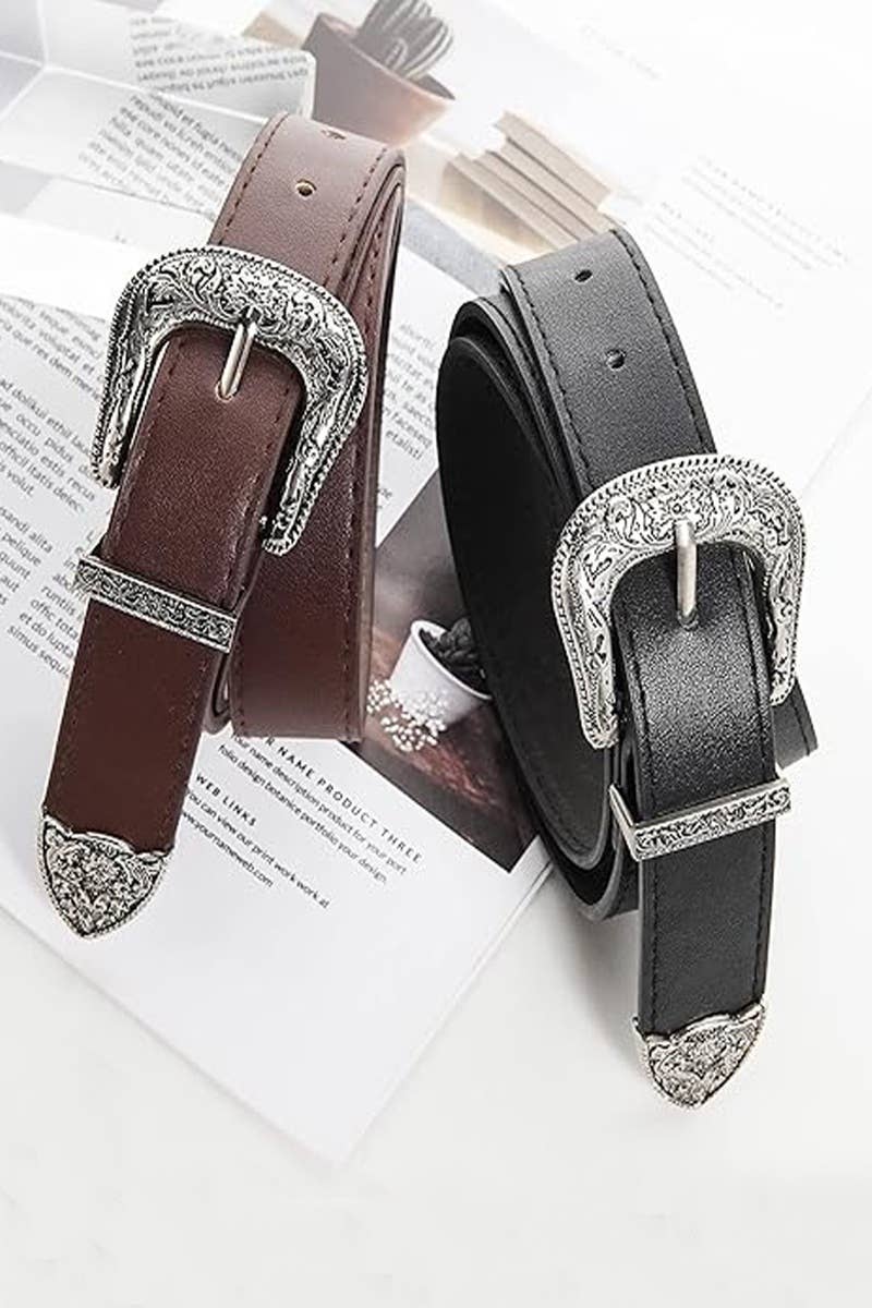 ...0210 Western Pin Buckle Fashion Belt SI-29486