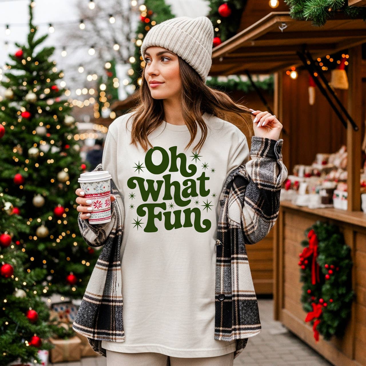 Retro Oh What Fun Tee