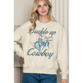Buckle Up Cowboy Crewneck Sweater