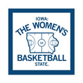 Iowa: the Women's Basketball State Blue Sticker