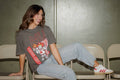 Nebraska Huskers Courtside Basketball Pepper Cc Tee