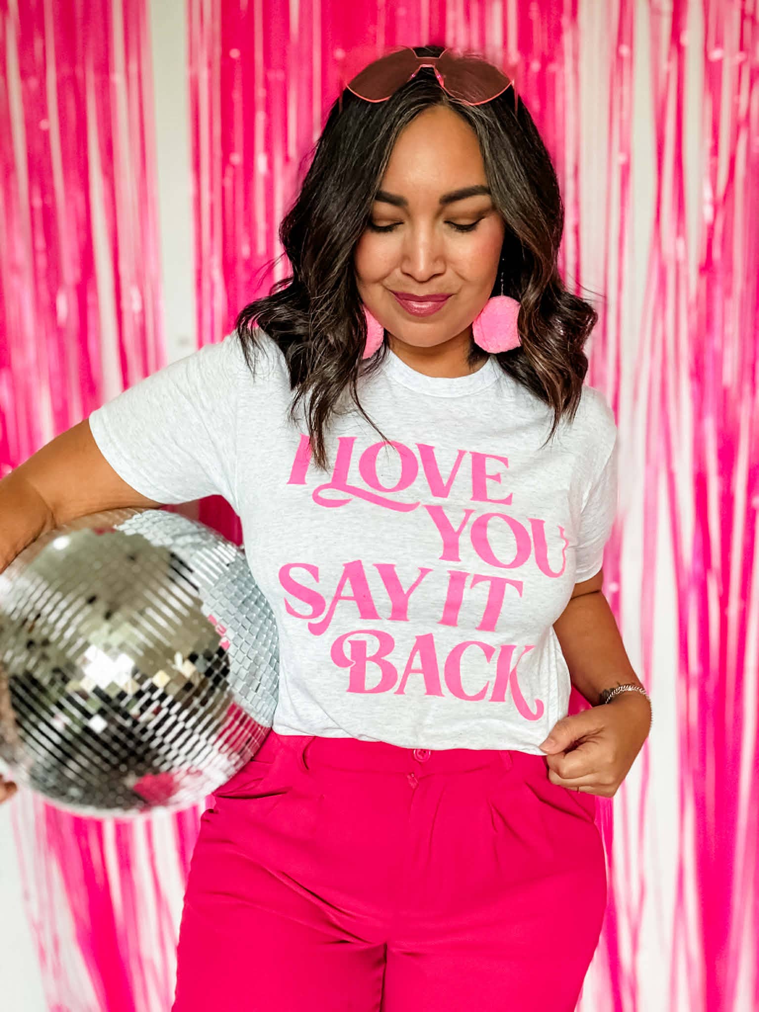 I Love You Say It Back Graphic Tee, Valentine's Shirt