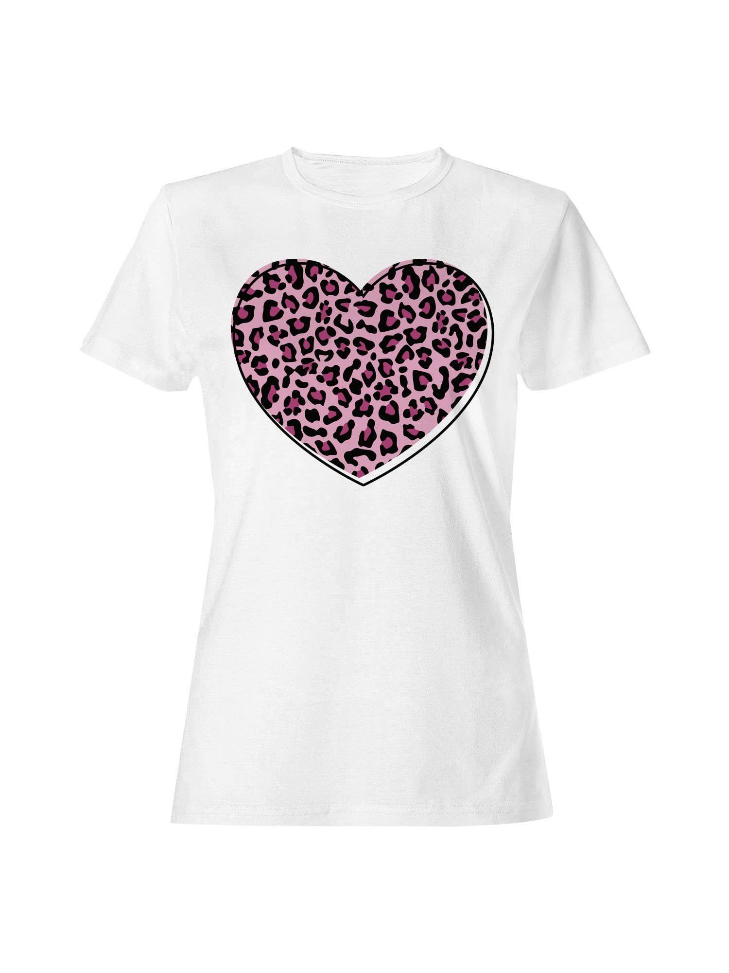 Wild Heart Leopard Print Love Women's T-Shirt
