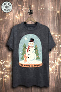 Be Merry and Be Bright Graphic Top
