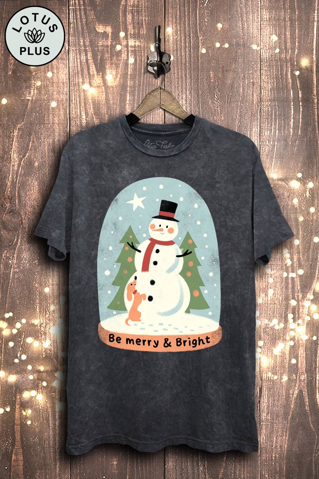 Be Merry and Be Bright Graphic Top