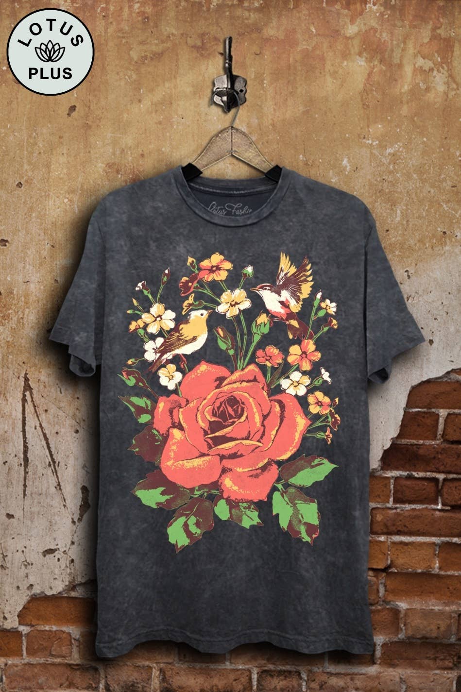 Rose Bloom Graphic Top