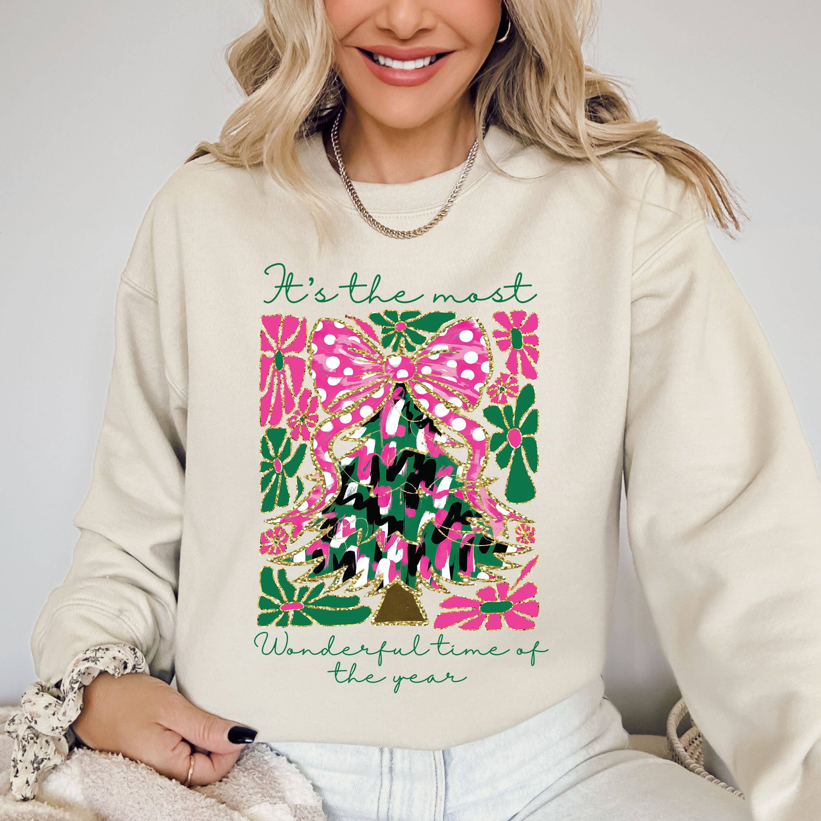 It's the Most Wonderful Time of the Year Fauxgold Sweatshirt