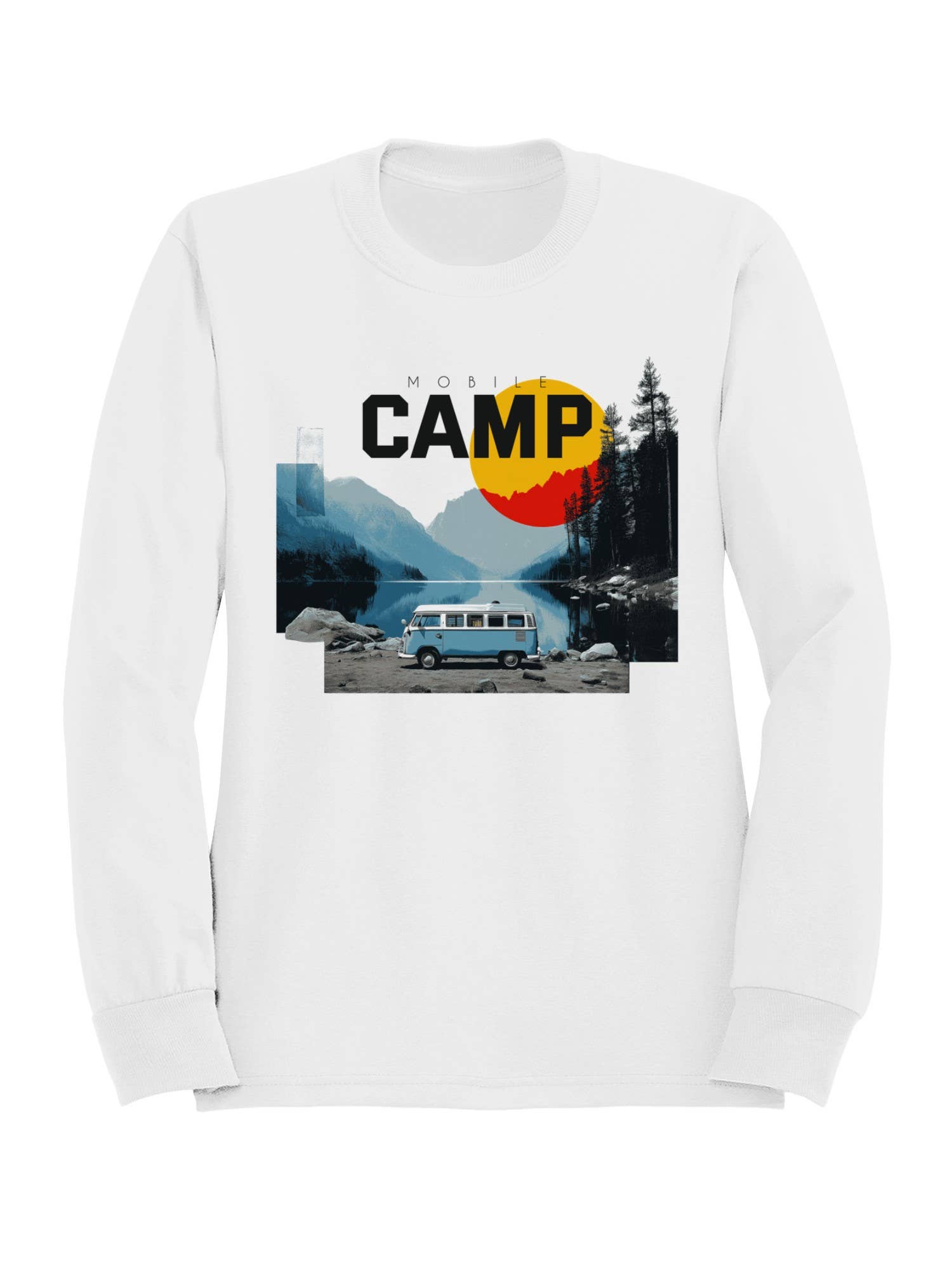 Retro Van Adventure Graphic Women's Sweatshirt