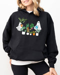 Plant Lover, Ghost, Skeleton, Spooky, Funny Halloween Hoodie