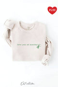 Love You So Matcha!  Plus Graphic Sweatshirt