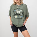 Positivity & Self Care Retro Floral T-Shirt