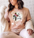 He Is Risen Cross - Religious Easter Jesus God T-Shirt